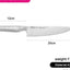 Fissman Chefs Knife Nowaki Silver 8Inch