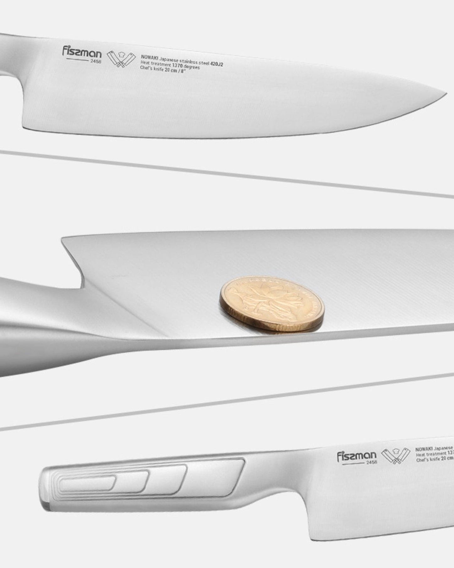 Fissman Chefs Knife Nowaki Silver 8Inch