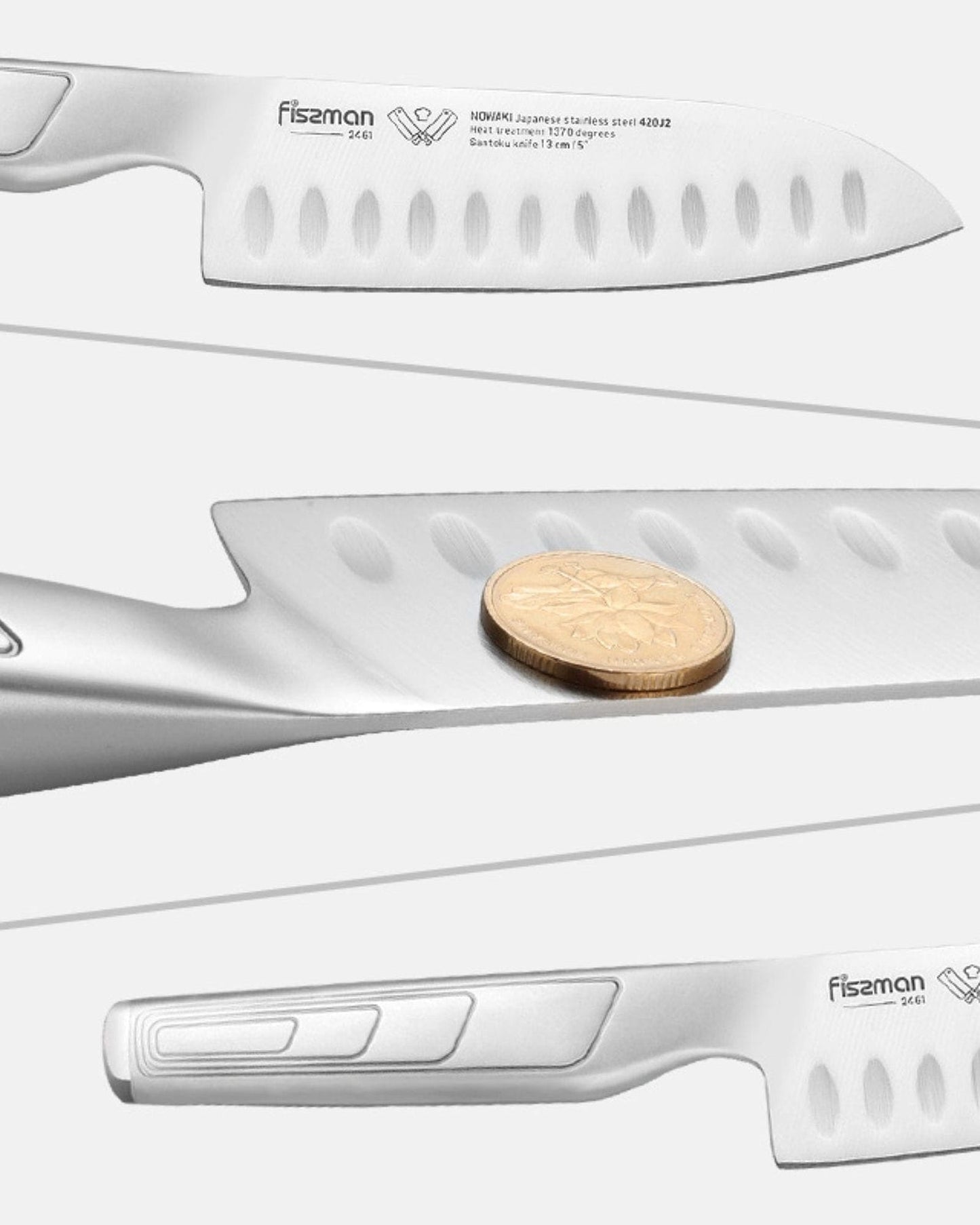 Fissman Santoku Knife Nowaki Silver 5Inch