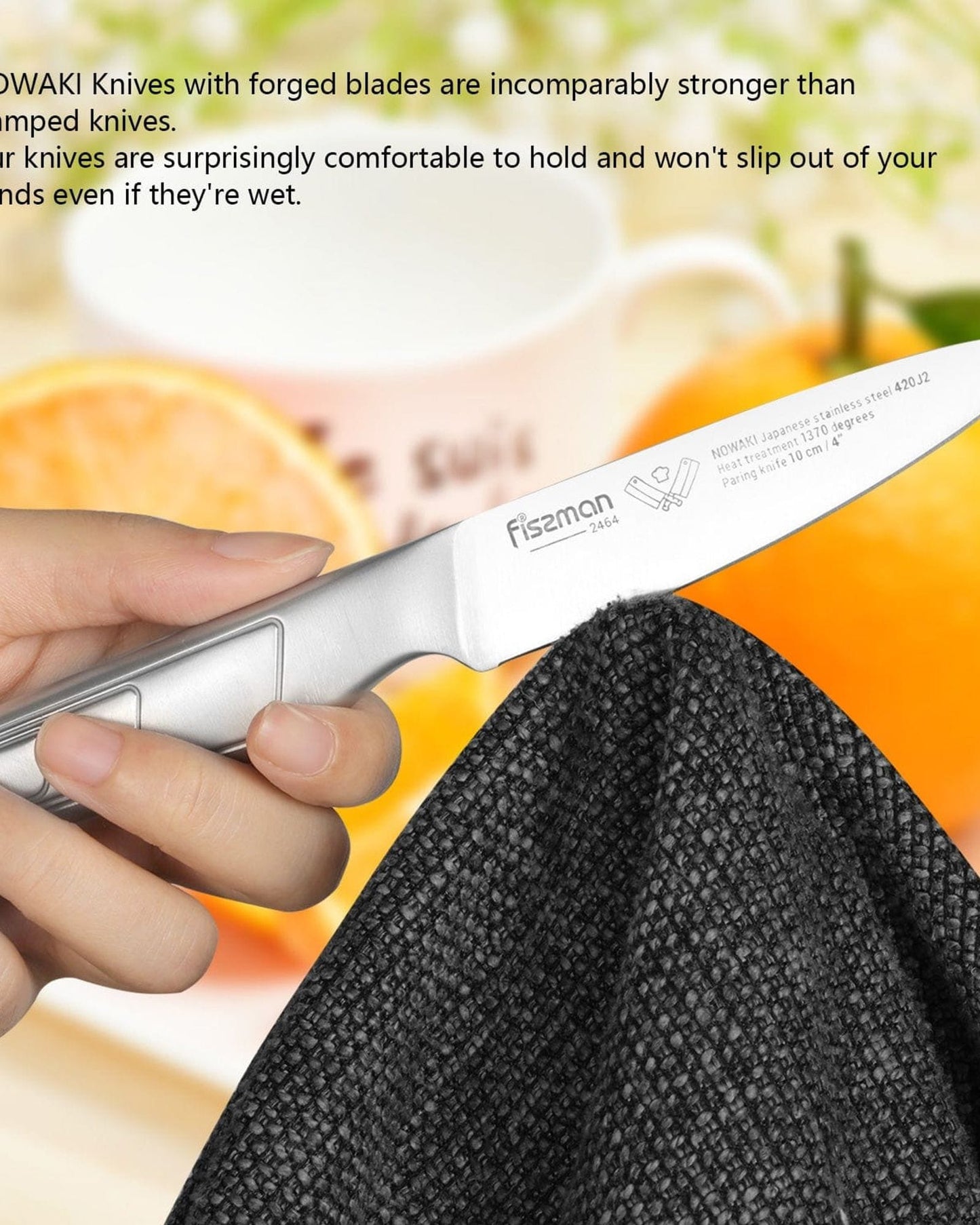 Fissman Paring Knife Nowaki Silver 4Inch