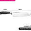 Fissman Santoku Knife Elegance Black 7Inch
