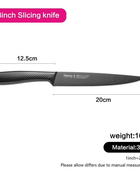 Fissman Slicing Knife Black 8Inch