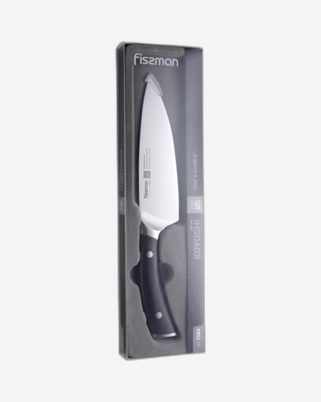 Fissman Chefs Knife Black/Silver 6Inch