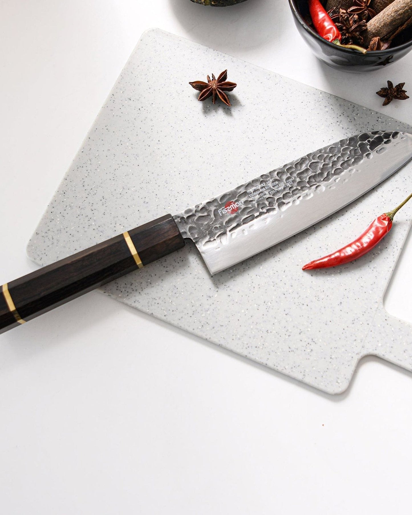 Fissman Santoku Knife Samurai Bokuden 7Inch