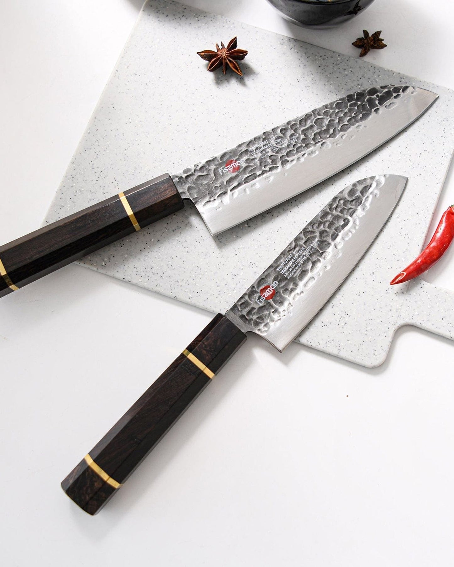 Fissman Santoku Knife Samurai Bokuden 7Inch