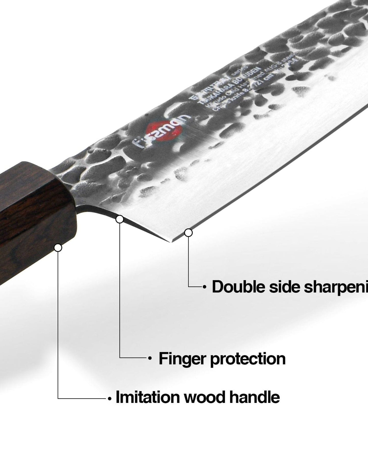 Fissman Chefs Knife Samurai Bokuden 8.2Inch