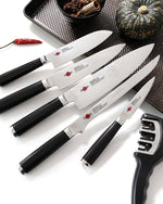 Fissman 4" Paring Knife SAMURAI MUSASHI 10 Cm (Steel DAMASCUS)