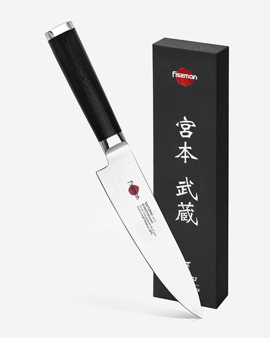Fissman 6" Chef's Knife SAMURAI MUSASHI 15 Cm (Steel DAMASCUS)