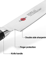 Fissman 6" Chef's Knife SAMURAI MUSASHI 15 Cm (Steel DAMASCUS)