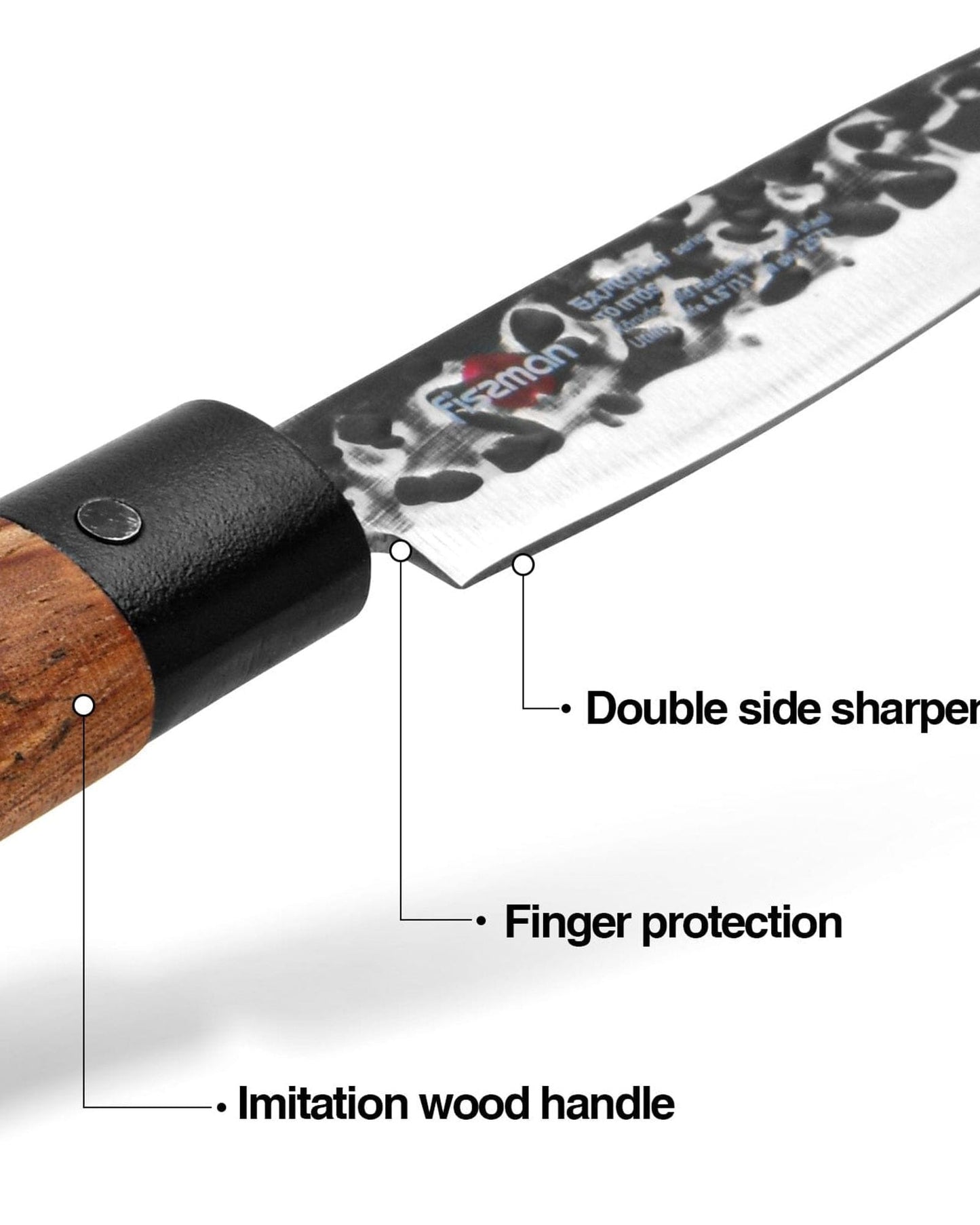 Fissman Utility Knife Samurai Ittosai 4.5Inch
