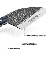 Fissman Serbian Chef's Knife EL TORO 18cm(steel AUS-8)-8)