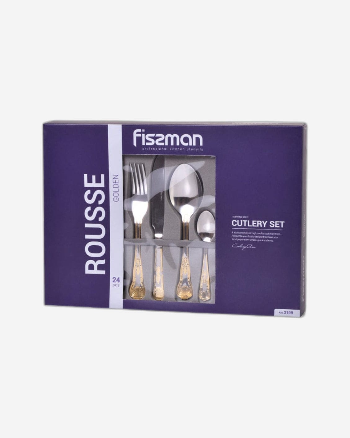 Fissman Cutlery Rousse Golden 24Pc
