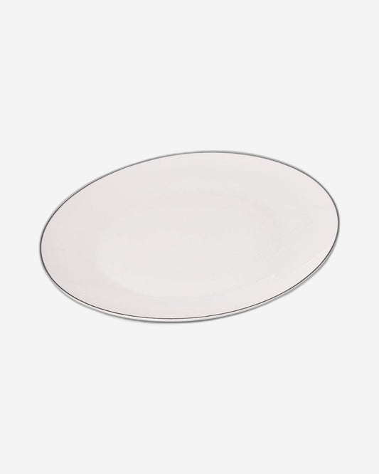 Fissman Plate Aleksa Series 27cm Color White (Porcelain)
