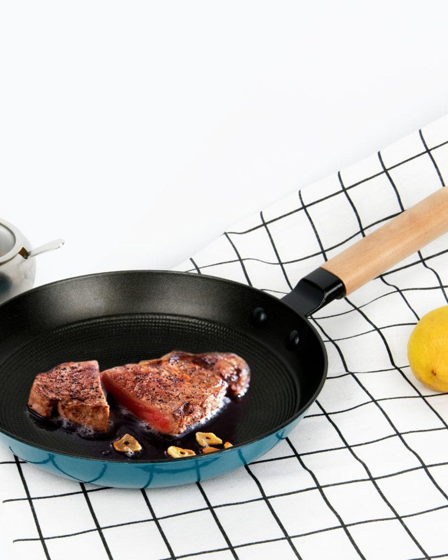 Fissman Frying Pan Seagreen Cast Iron 28cm