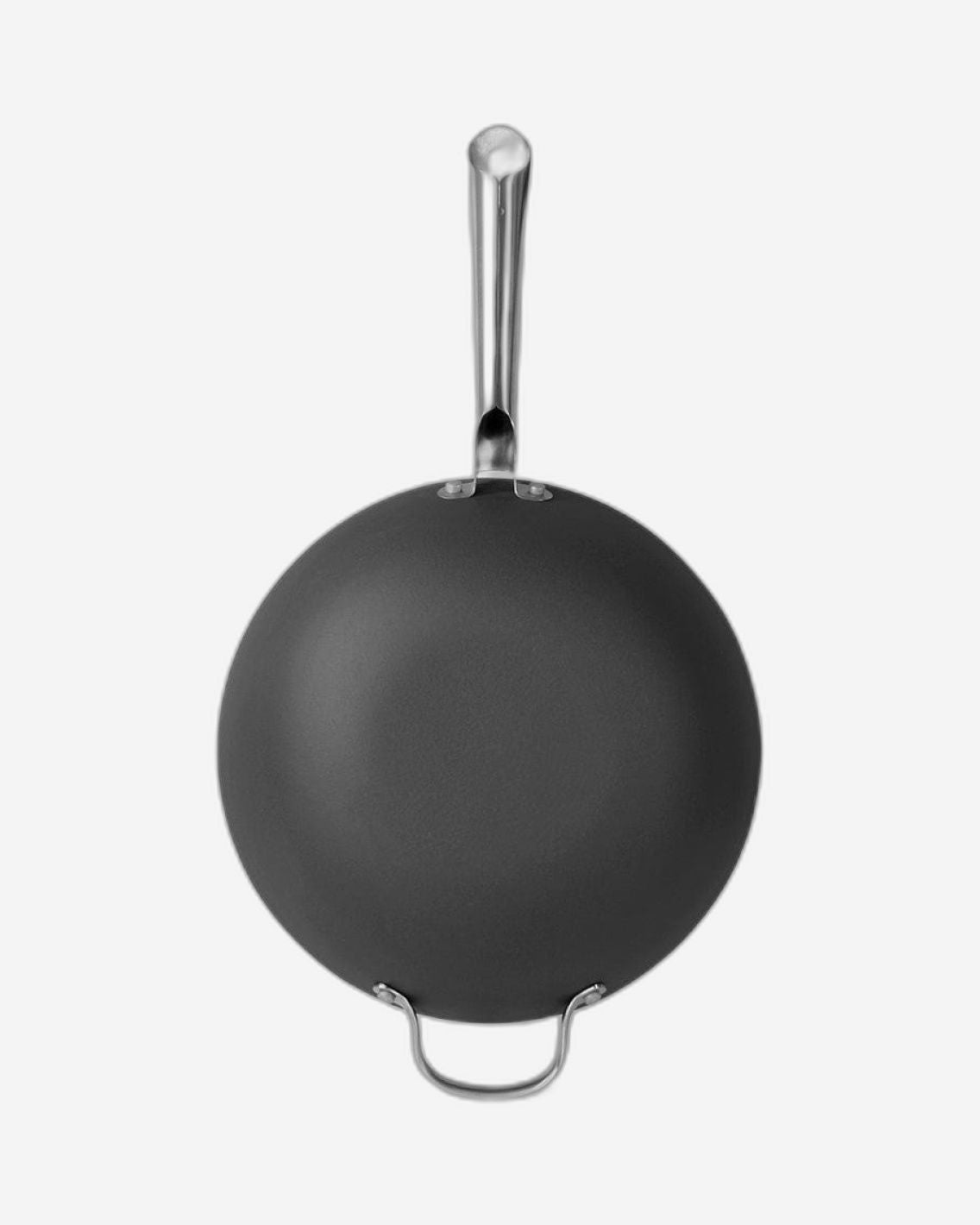 Fissman Wok Pan Melita With Glass Lid 30x8cm/4.2LTR Black/Silver/Clear