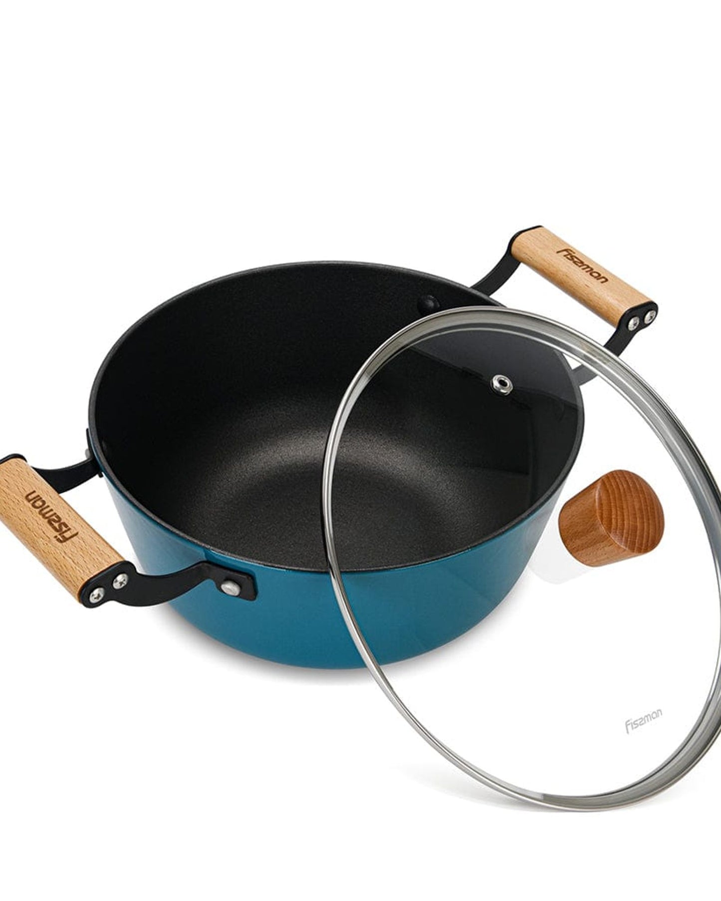 Fissman Stockpot Seagreen Cast Iron 6L