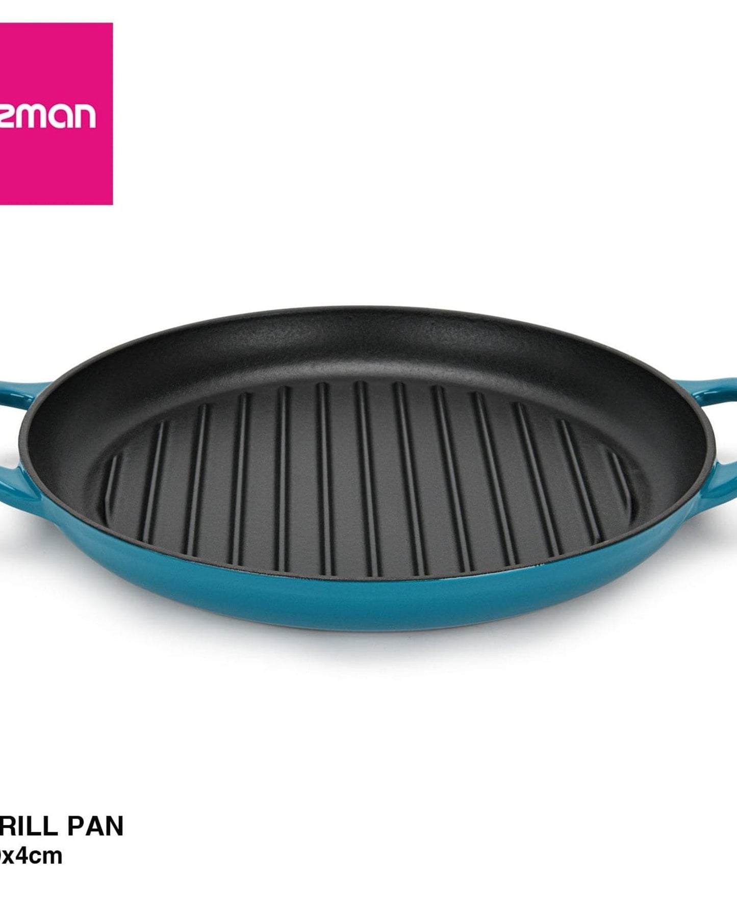 Fissman Grill Pan Cast Iron 30cm