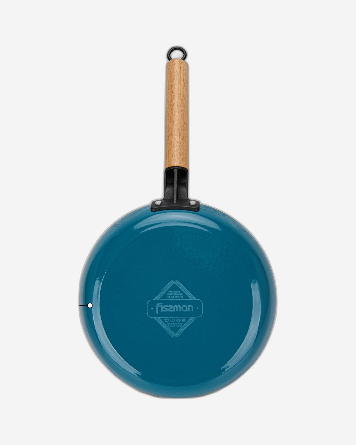 Fissman Grill Pan Cast Iron Wooden 24cm