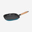 Fissman Grill Pan Cast Iron Square Wooden 28cm