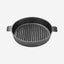 Fissman Grill Pan Cast Iron Round Black 26cm
