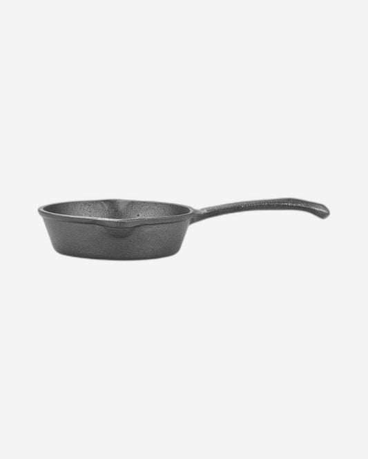Fissman Frying Pan Non Stick Cast Iron For All Types Of Stoves Black 16x3.8cm
