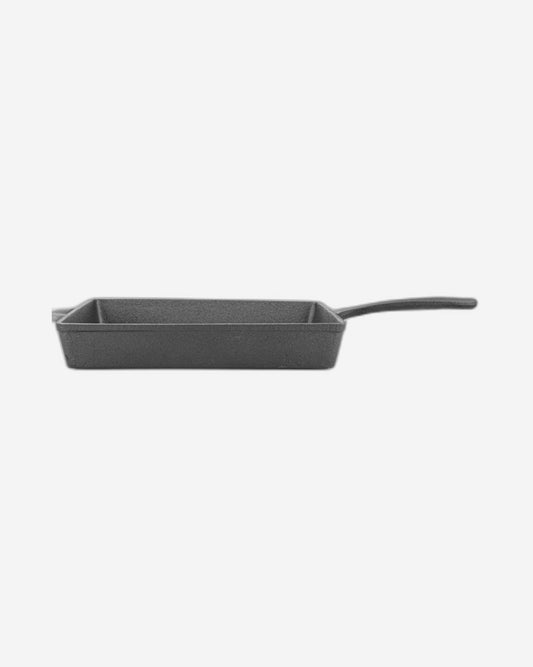 Fissman Square Grill Pan 28x4.7cm With Helper Handle (Cast Iron)