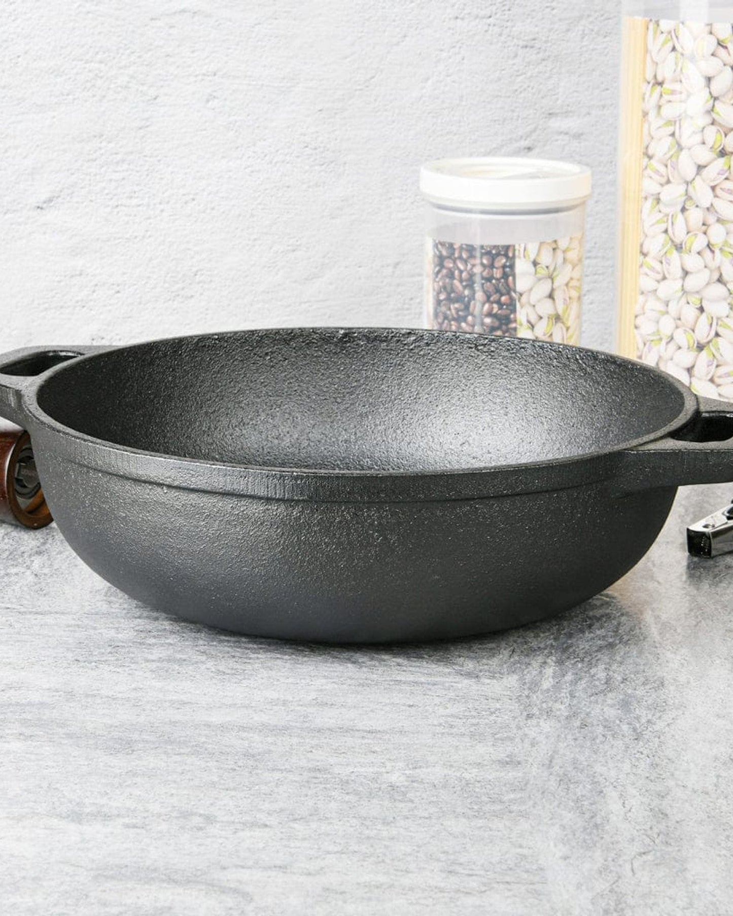 Fissman Casserole Cast Iron Black 27.3cm