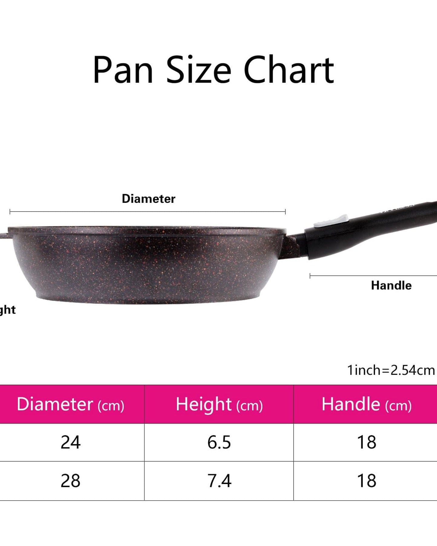 Fissman Frying Pan Rebusto Aluminum Black 24cm