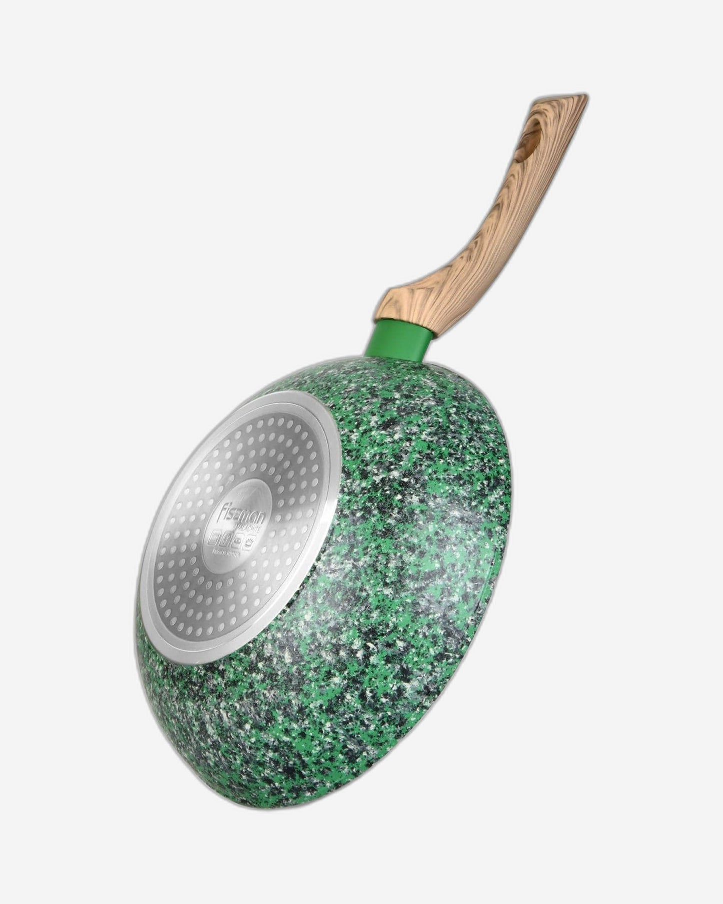 Fissman Wok Pan Malachite Aluminum Green