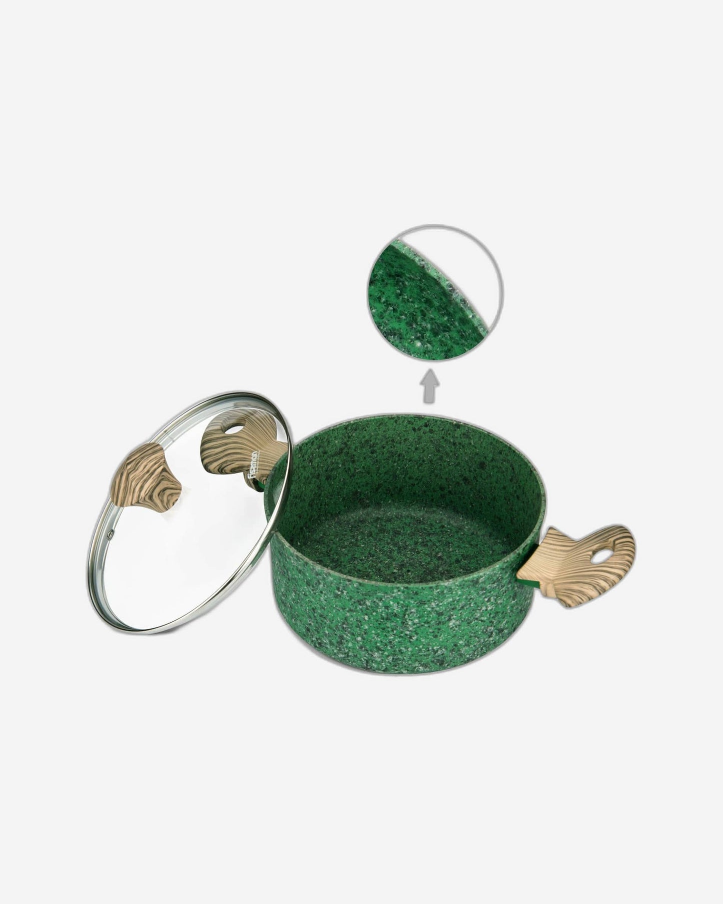 Fissman Stockpot Malachite Aluminum Green/Brown