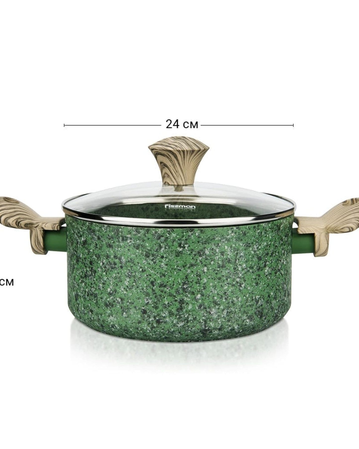 Fissman Stockpot Malachite Aluminum 4.7L