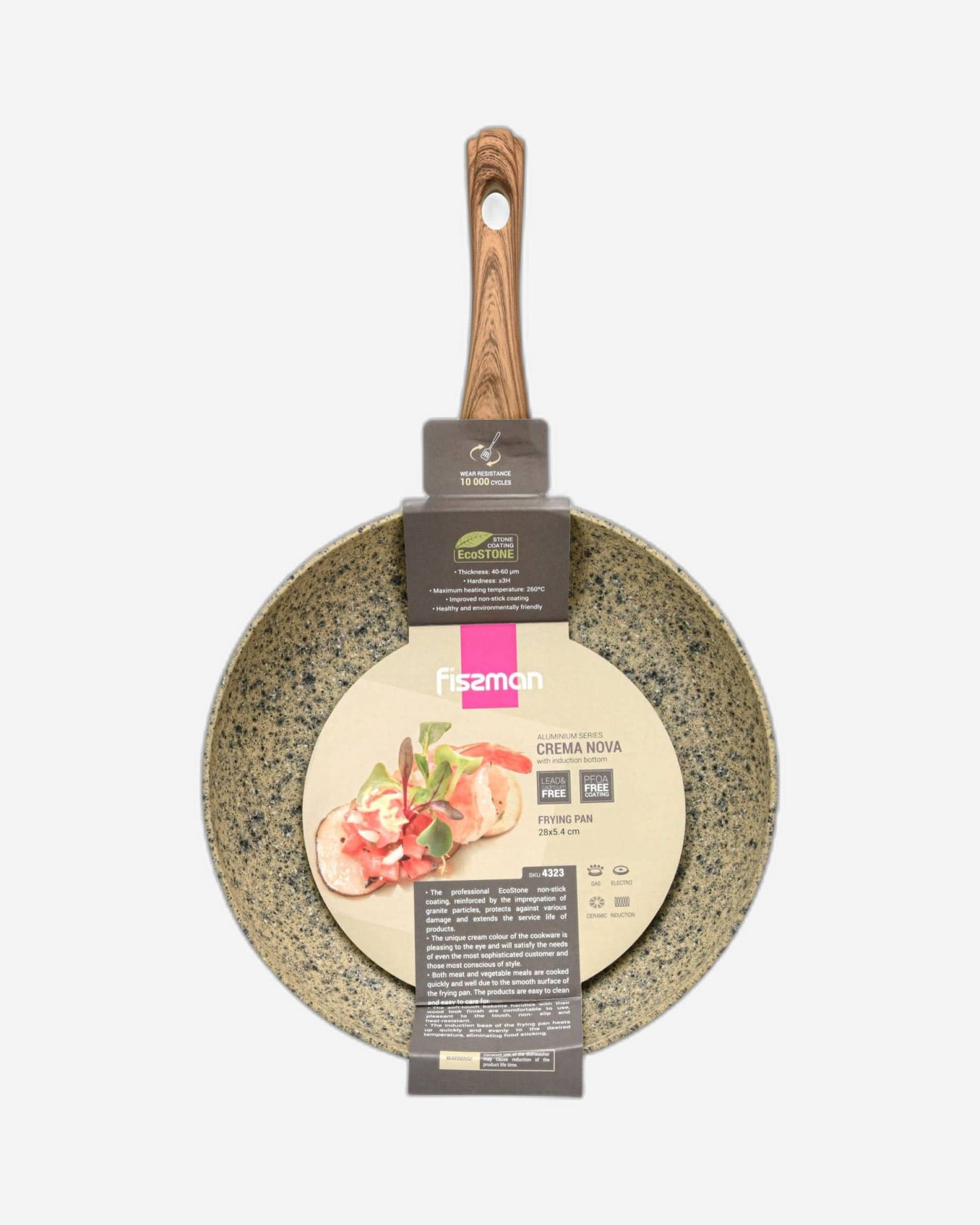 Fissman Frying Pan Crema Nova Aluminum Multicolour 28cm