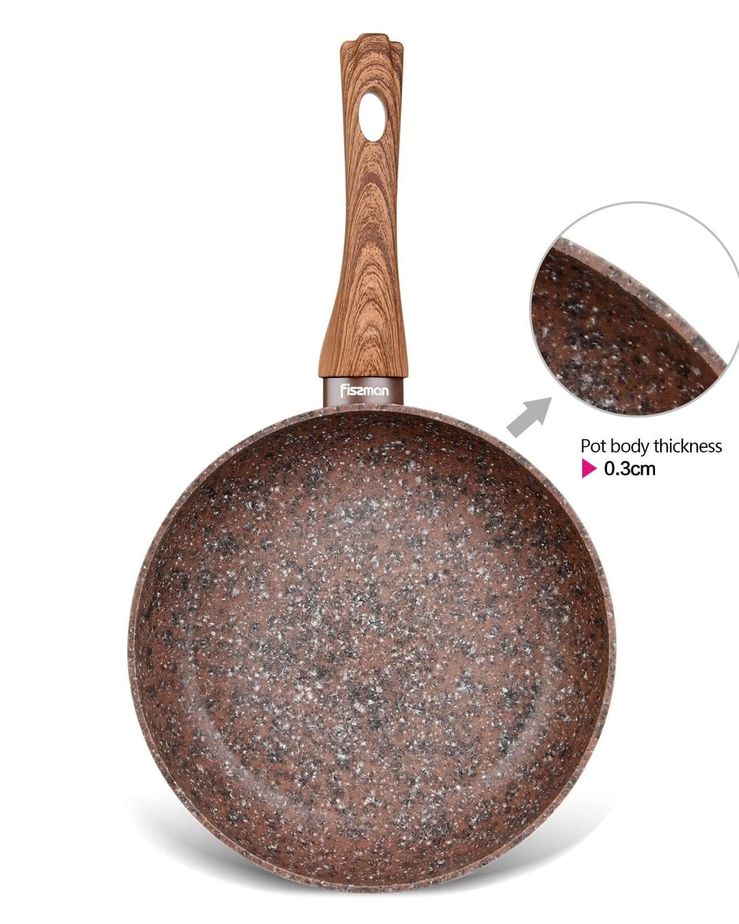 Fissman Frying Pan Aluminum Multicolour 26cm