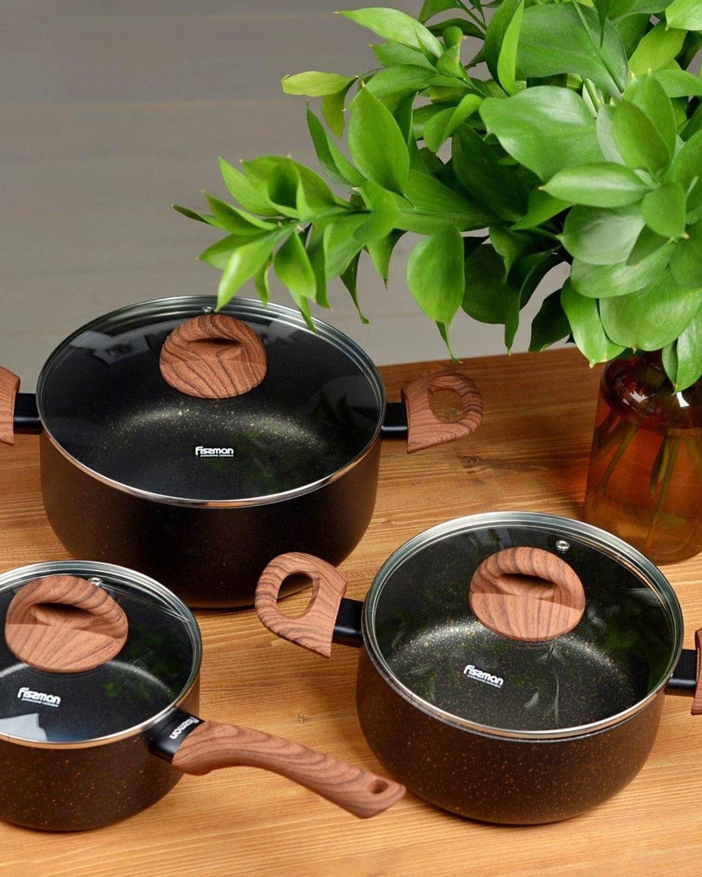 Fissman Cookware Cosmic Aluminum 6Pc