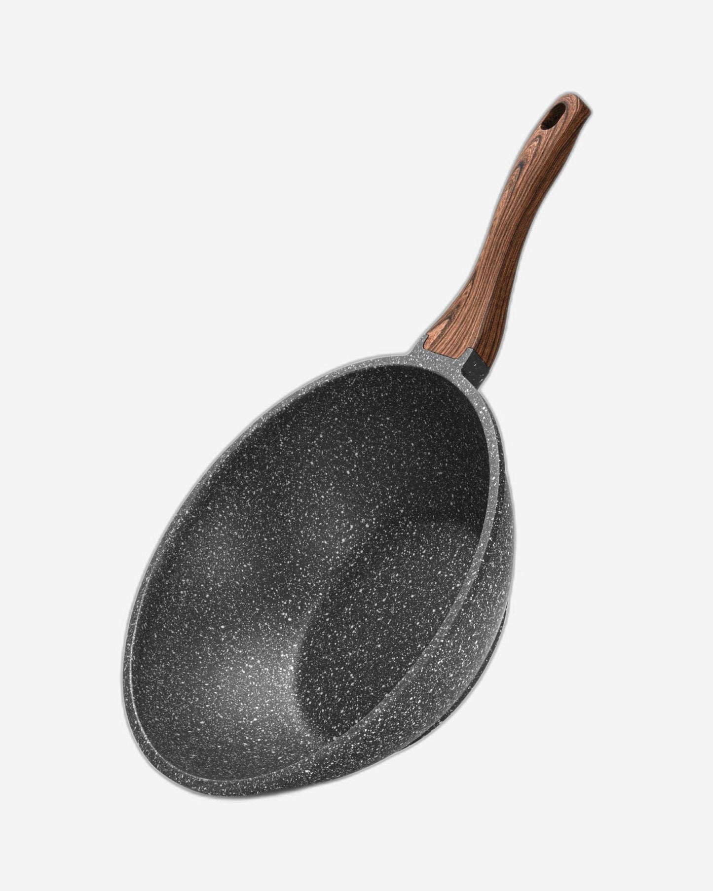 Fissman Wok Pan Dakjjim Aluminum Black/Brown 30cm