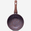 Fissman Deep Frying Pan Magic Brown Aluminum Chocolate 24cm