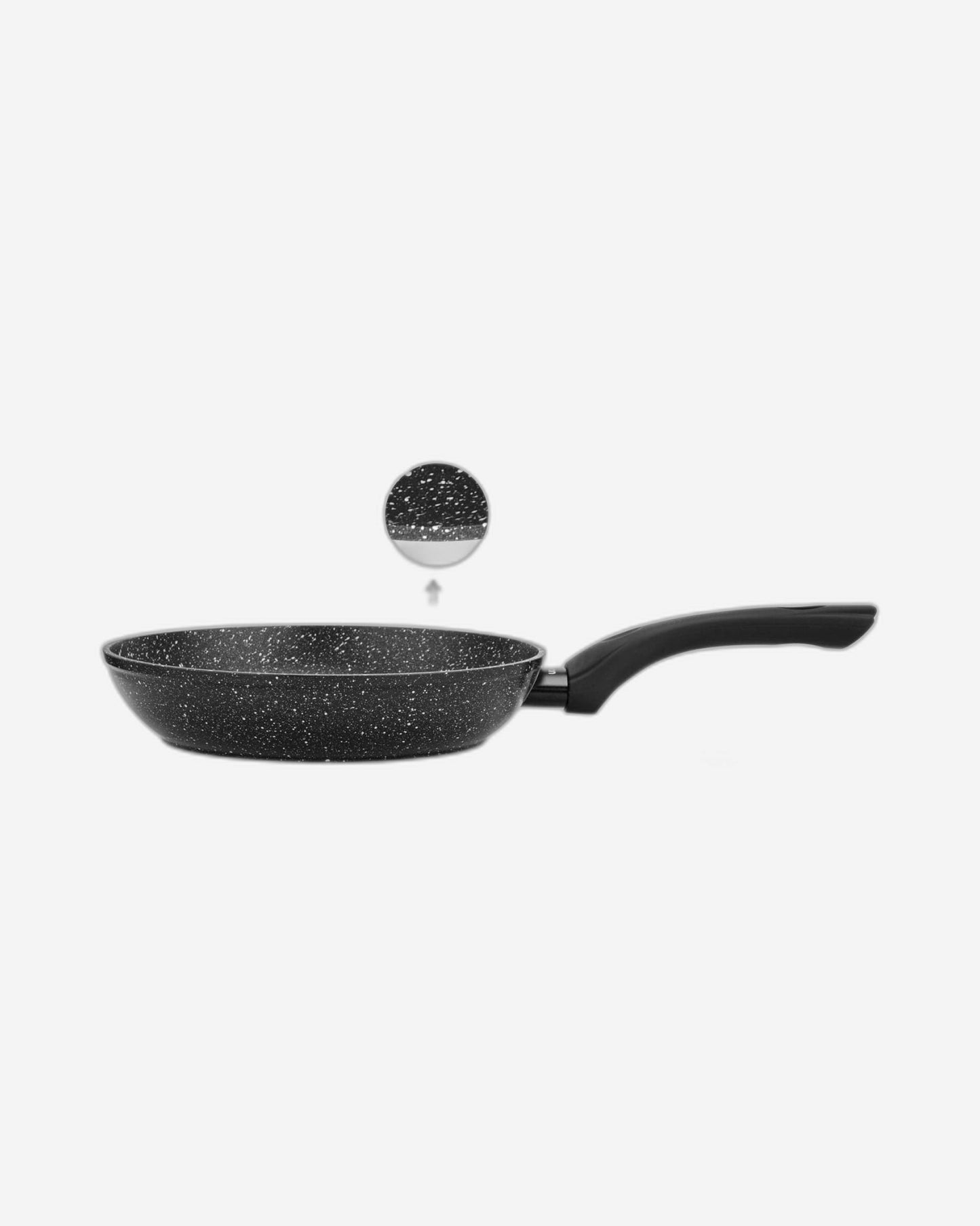 Fissman Frying Pan Fiore Aluminum Black 20cm