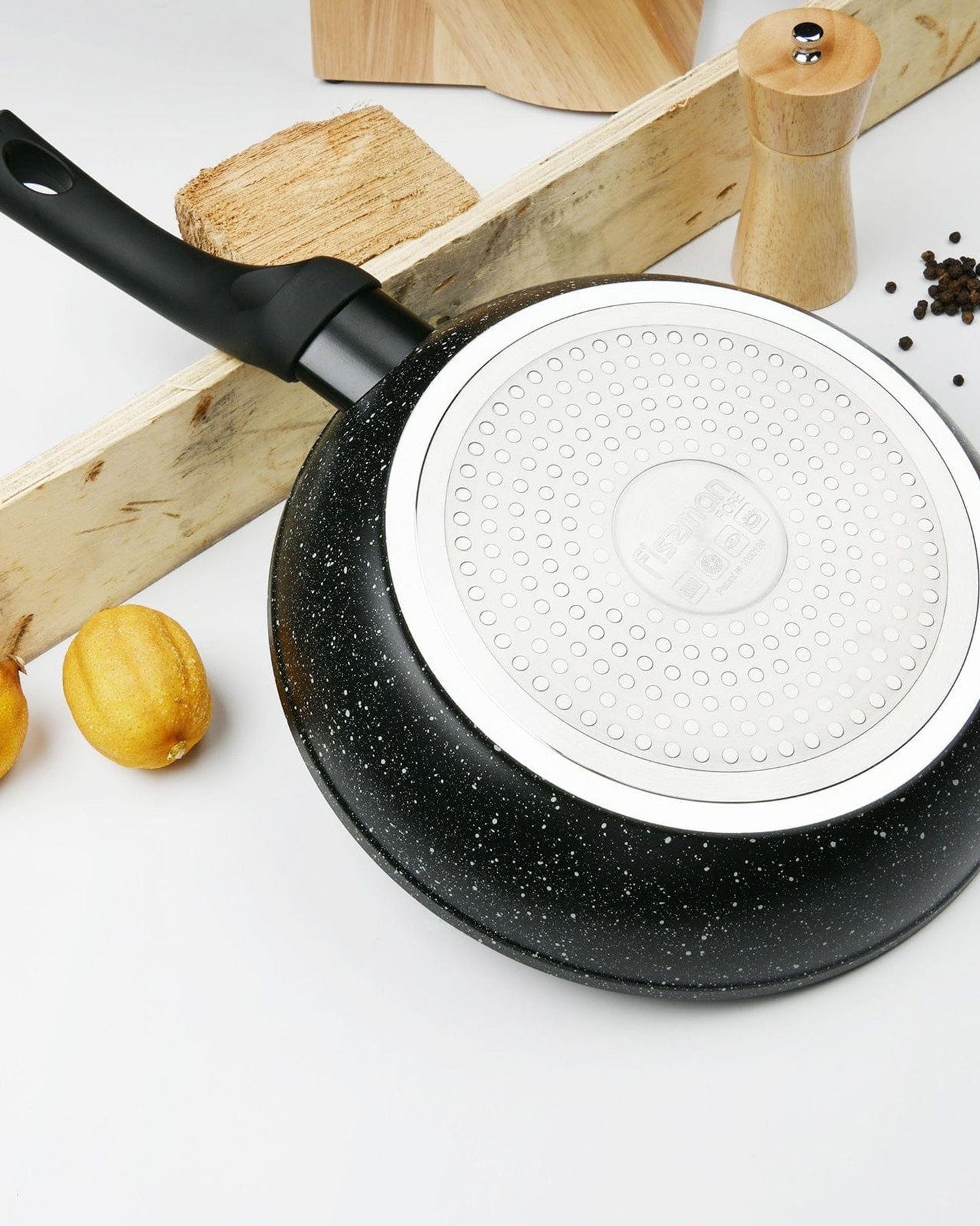 Fissman Frying Pan Fiore Aluminum Grey 28cm