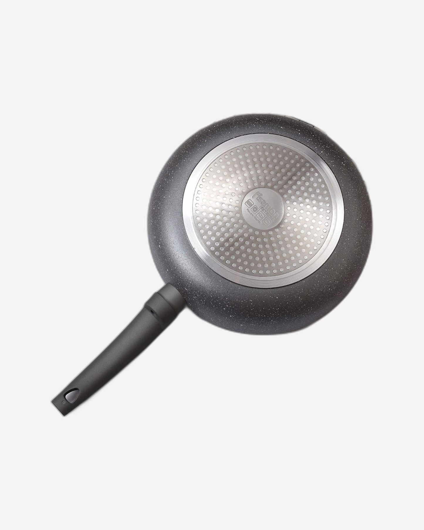 Fissman Deep Frying Pan Grey Stone Aluminum 20cm