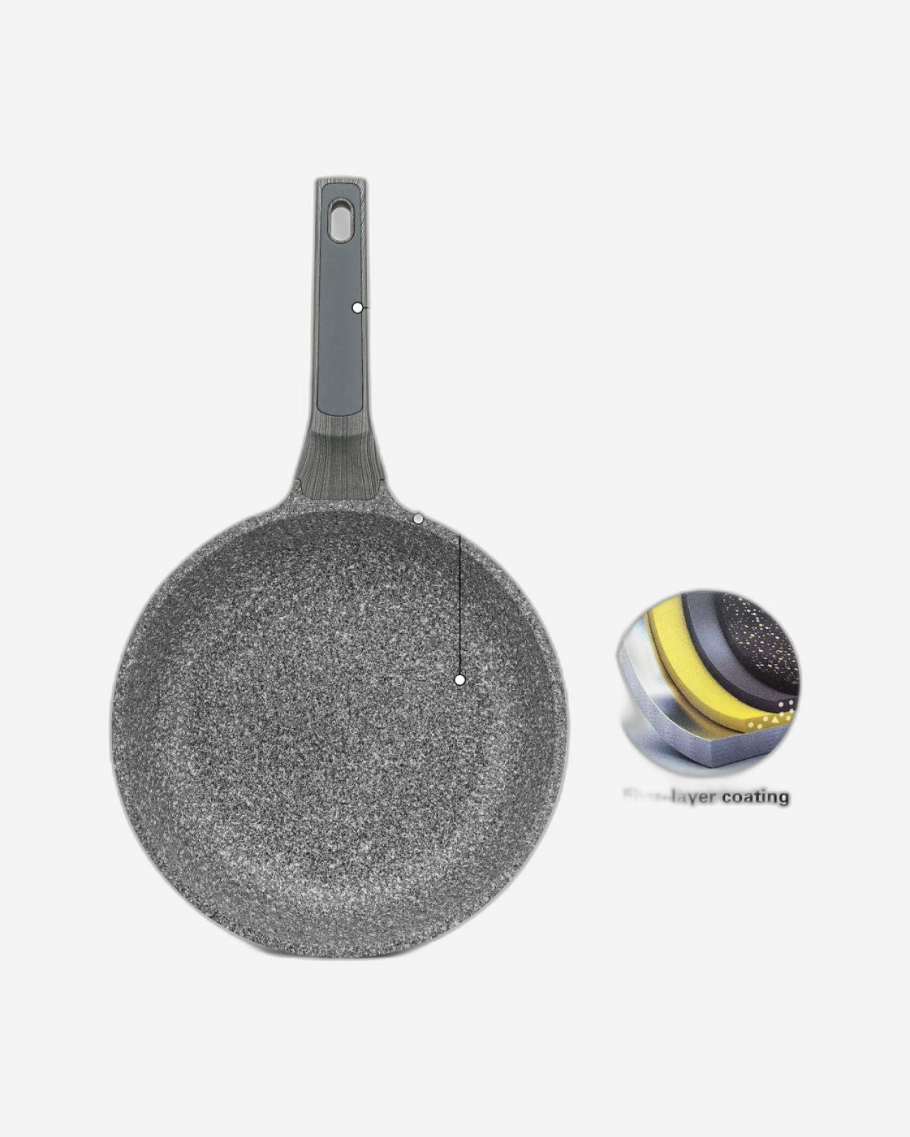 Fissman Frying Pan Prestige Grey 24cm