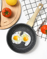 Fissman Non Stick Deep Frying Pan Black/Beige 26x5.7cm