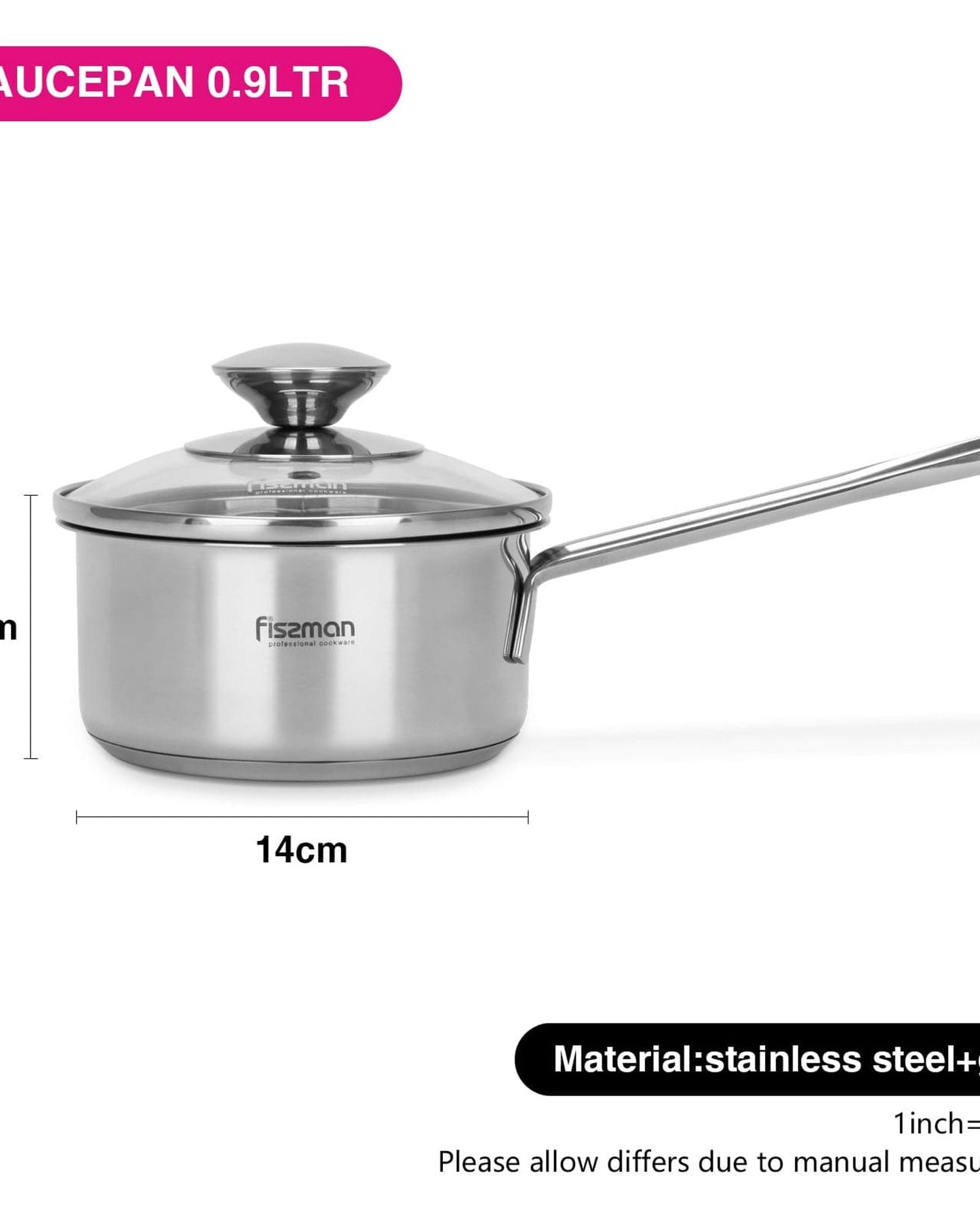 Fissman Saucepan Bambino Silver 14cm