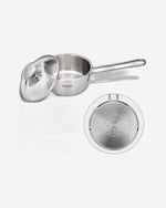 Fissman Bambino Stainless Steel Saucepan With Lid Silver 14?6.5cm