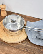 Fissman Bambino Stainless Steel Saucepan With Lid Silver 14?6.5cm