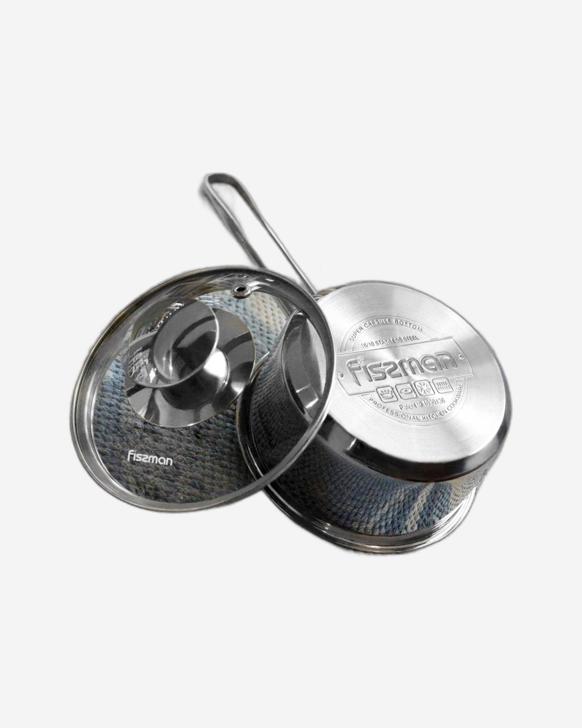Fissman Bambino Stainless Steel Saucepan With Lid Silver 14?6.5cm