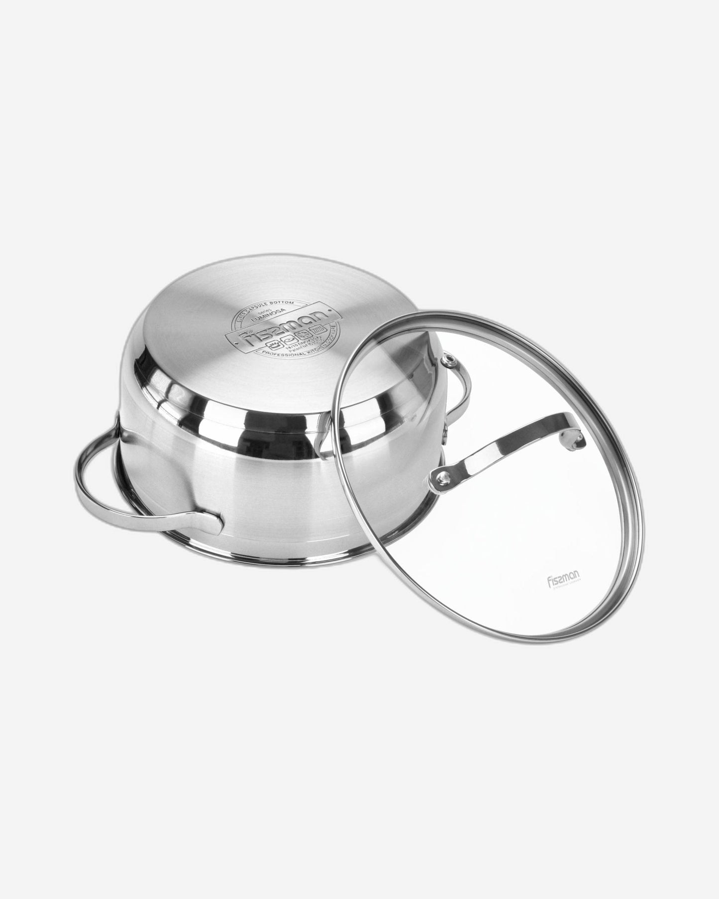 Fissman Saucepan Luminosa Silver 24cm
