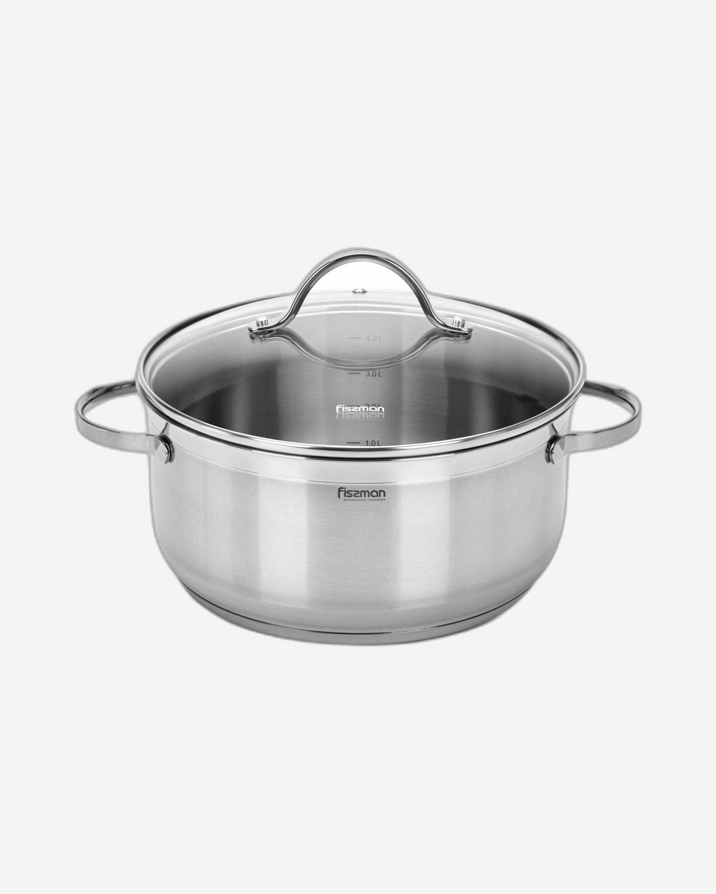 Fissman Saucepan Luminosa Silver 24cm