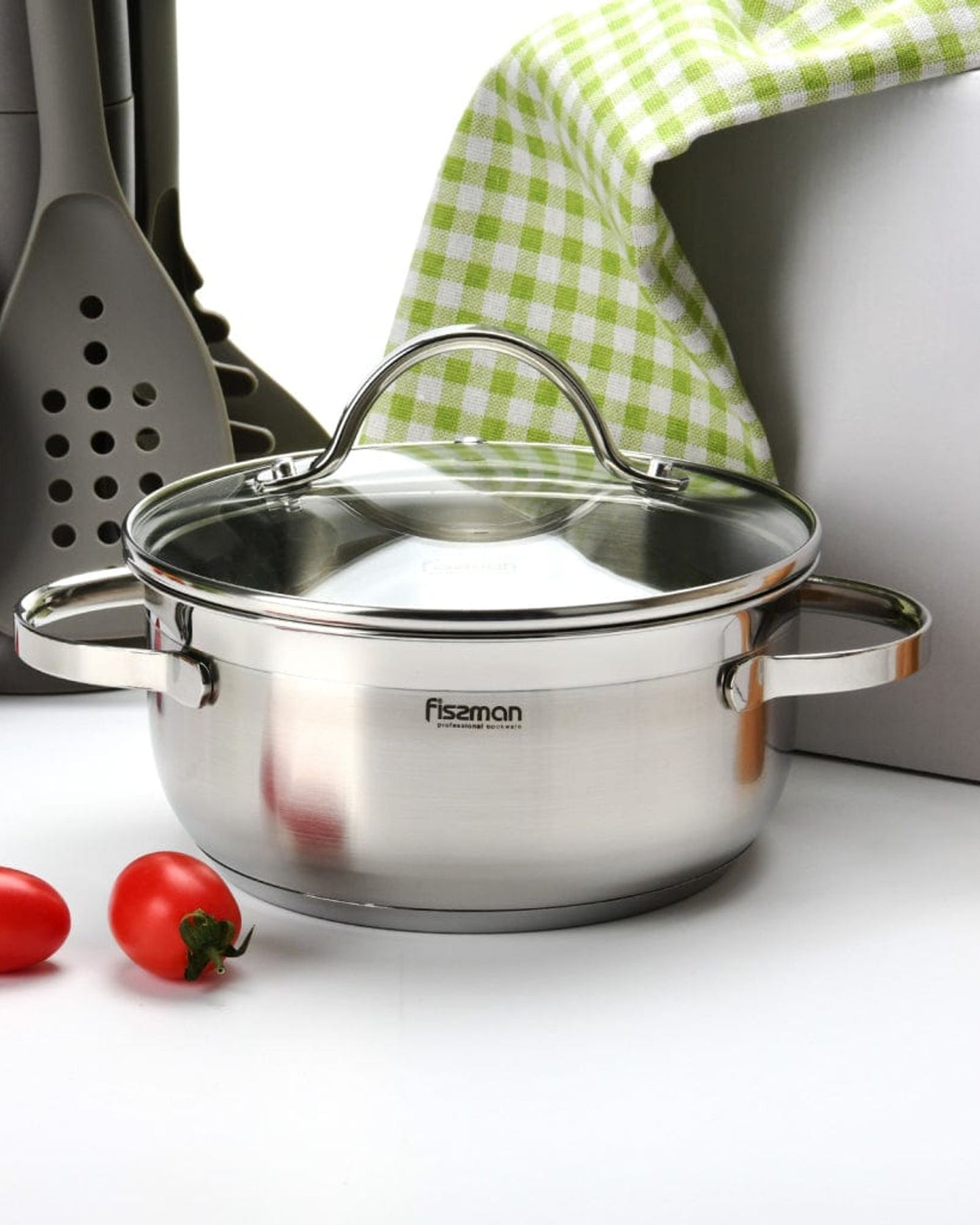 Fissman Saucepan Luminosa Silver 24cm