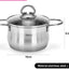 Fissman Saucepan Monica Silver 1.9L