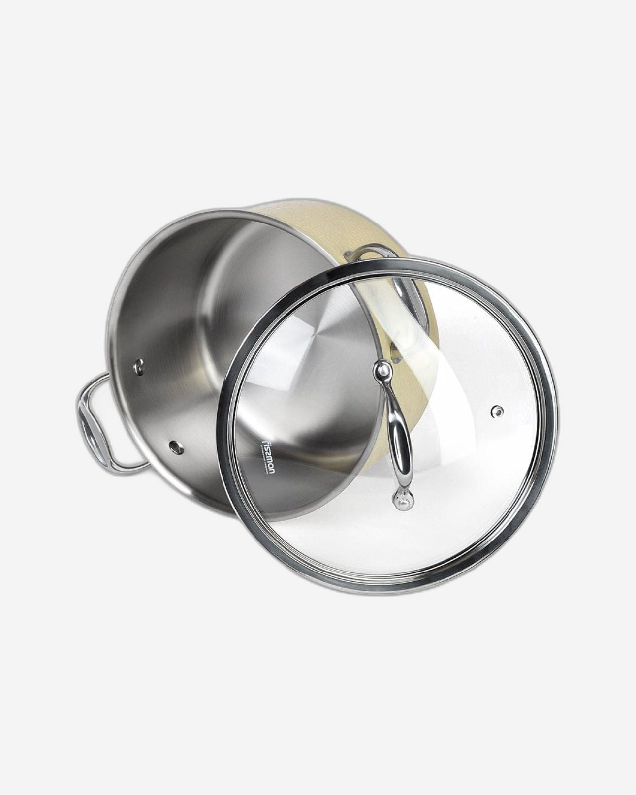 Fissman Saucepan Brigitte Beige/Silver 5L